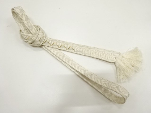 JAPANESE KIMONO / HAND-TIED OBIJIME CORD